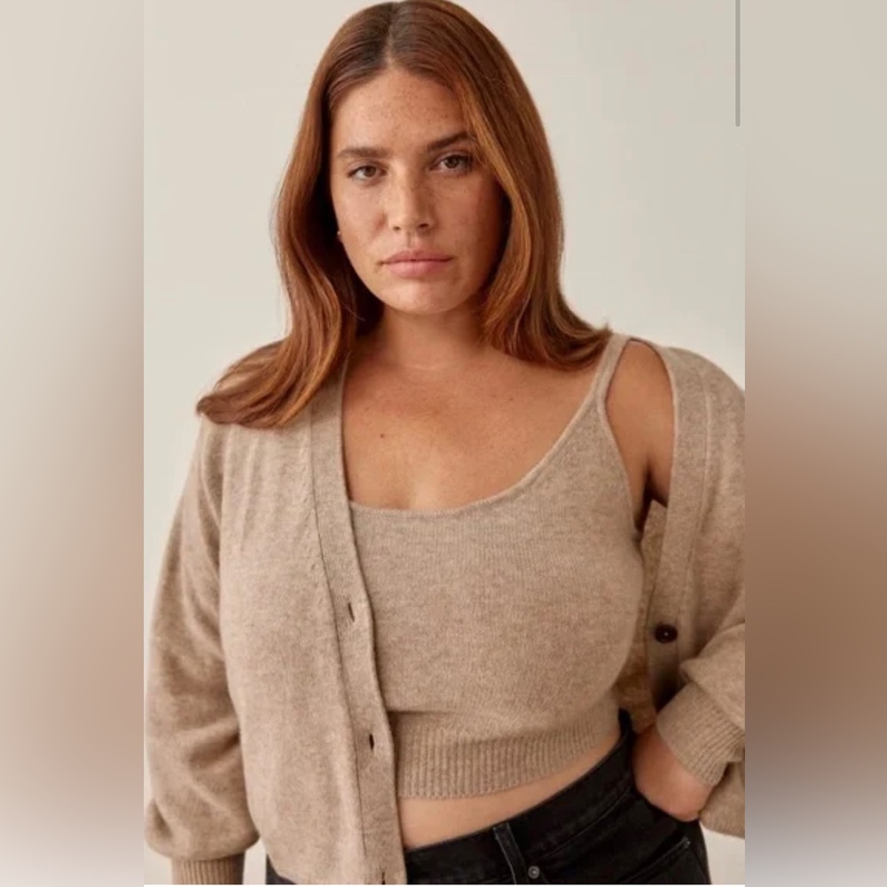 Reformation Cashmere Cropped Tank